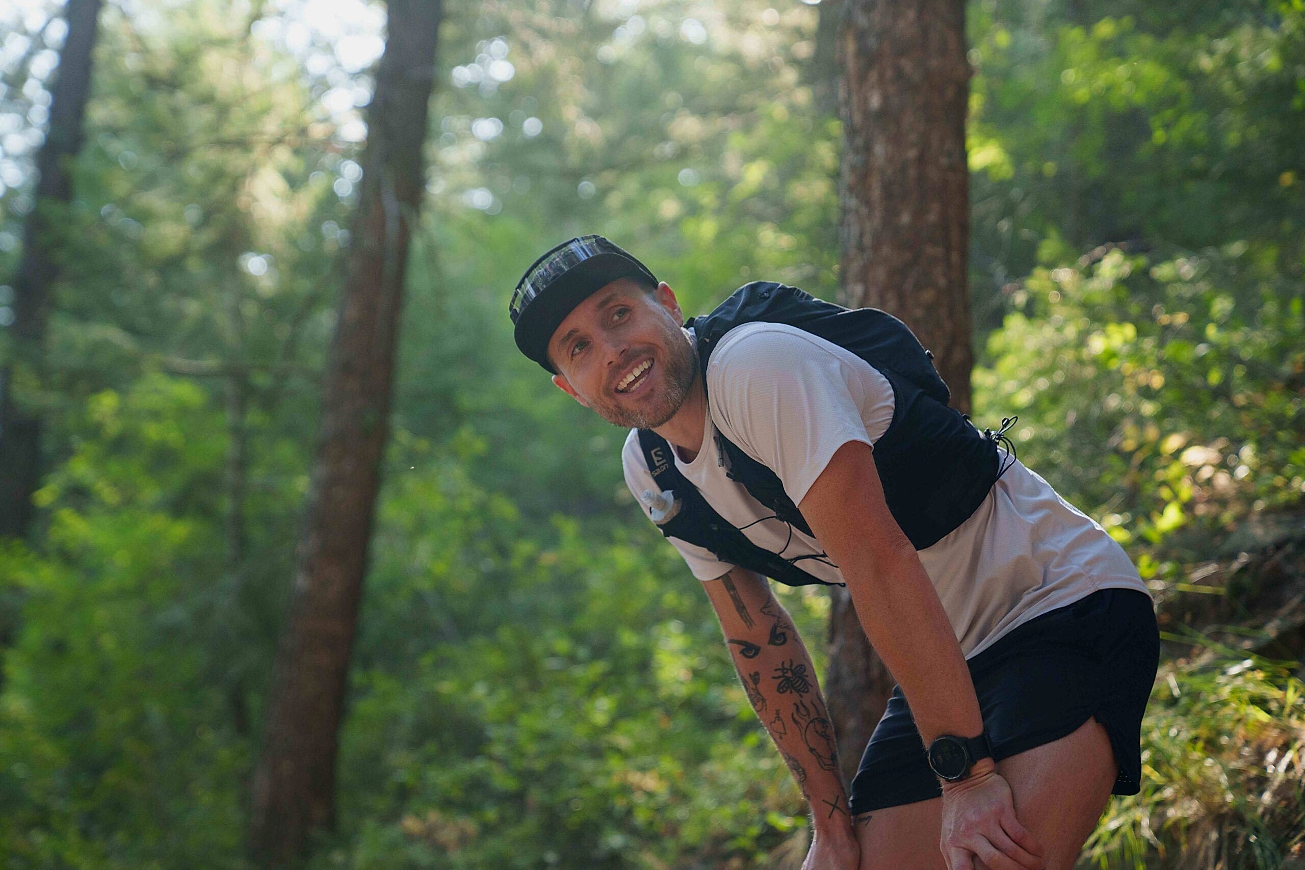 Image Of Runner Tony Viton In The Woods