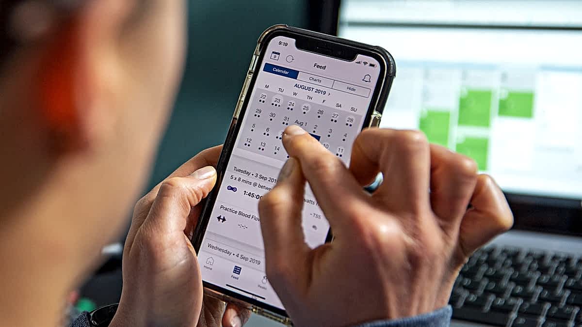 Measuring Stress With Hrv On Trainingpeaks Image Of An Athletes Measuring Mental Stress Using Hrv On Trainingpeaks App